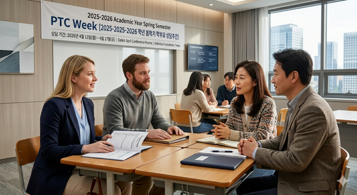 2025-2026 Academic Year Spring Semester PTC Week [2025-2026 학년 봄학기 학부모 상담주간]