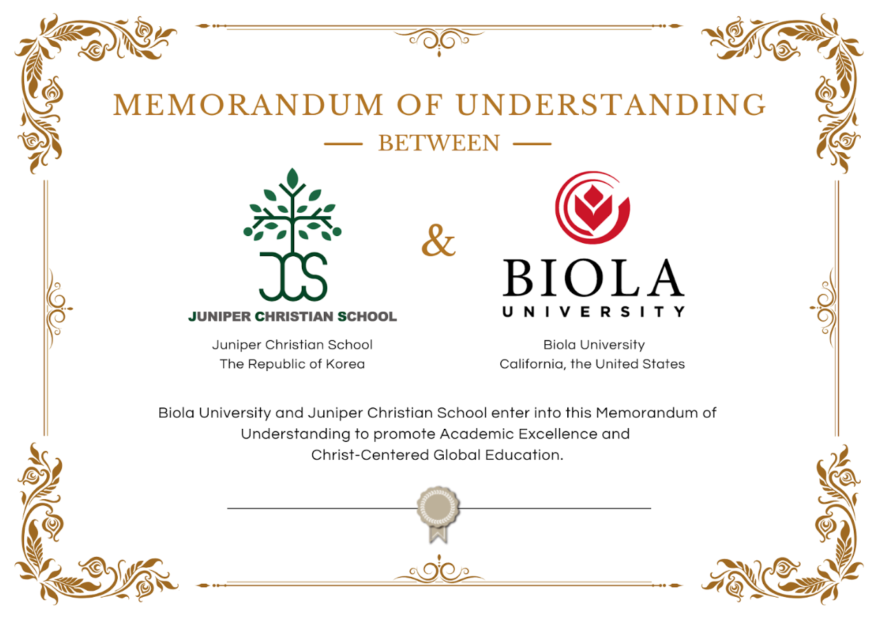 JCS-BIOLA University Official MOU